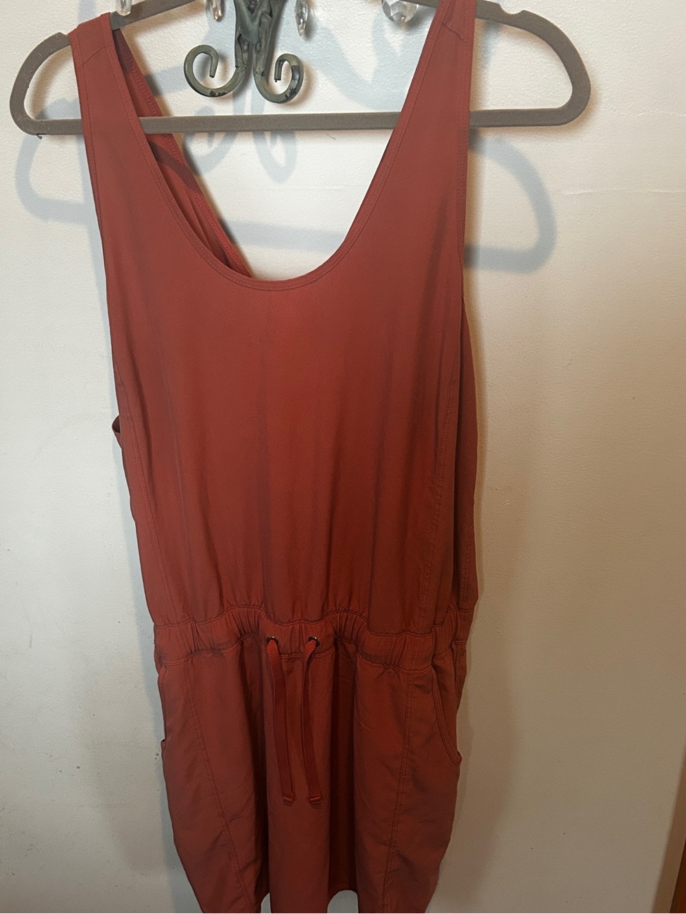 Patagonia Fleetwith Dress Women’s XL Sienna Clay Hiking Travel Drawstring